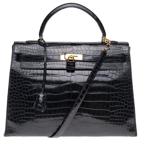 hermes bag black leather|exotic leather bags hermes.